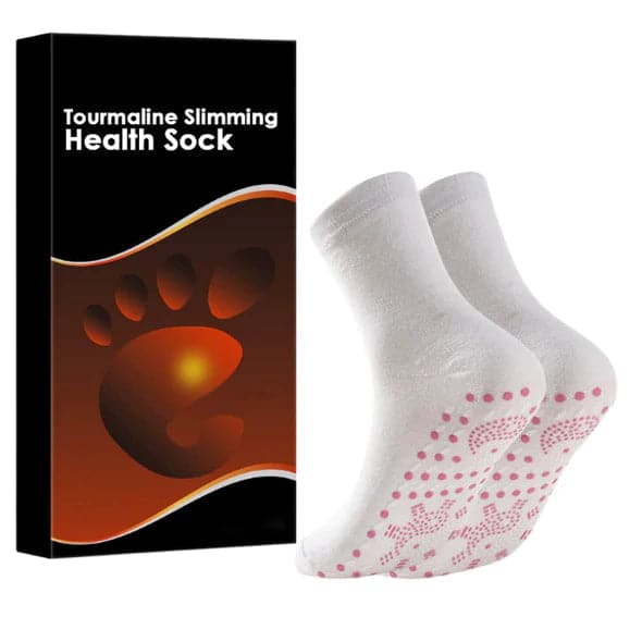 Tourmaline acupressure self-heating socks