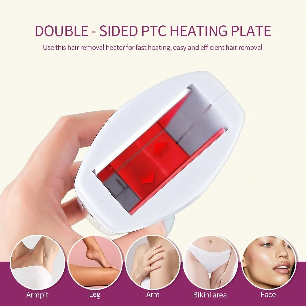 Electric Double Rolling Depilatory Waxing Machine