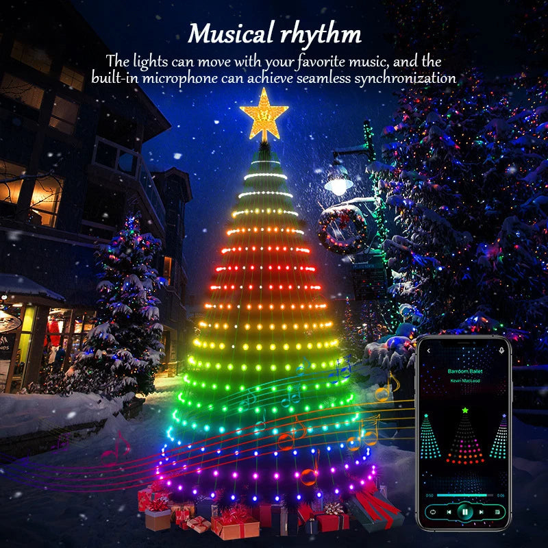 2.1M LED Christmas Tree Decorative Light