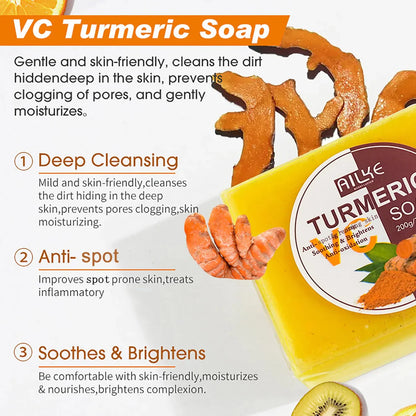 TurmericPure - Natural And Organic Turmeric Soap Bar